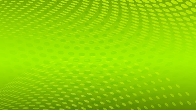 Fondo de puntos de semitono abstracto en colores verdes