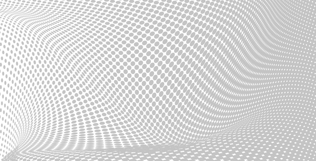 Fondo de puntos de semitono abstracto Patrón de vector de efecto de semitono