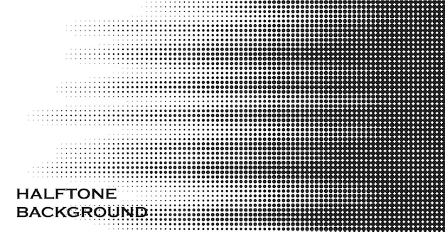 Fondo de puntos de semitono degradado abstracto Textura de plantilla de arte pop Ilustración vectorial