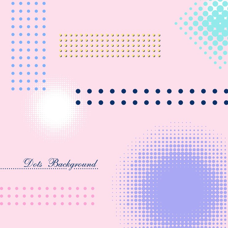 Vector el fondo de los puntos