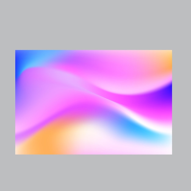 Fondo púrpura abstracto degradado vectorial con elementos geométricos vector onda brillante y dorada