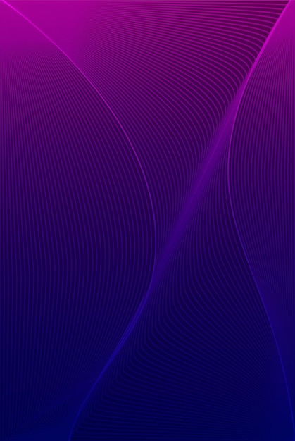 fondo púrpura y azul abstracto con líneas onduladas un fondo de luz de neón de color púrpura