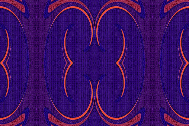 un fondo púrpura y azul con un diseño que dice el nombre