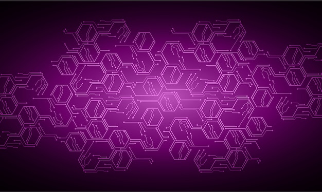Fondo púrpura cibernético