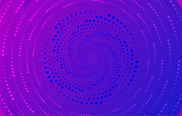 un fondo púrpura con círculos y puntos