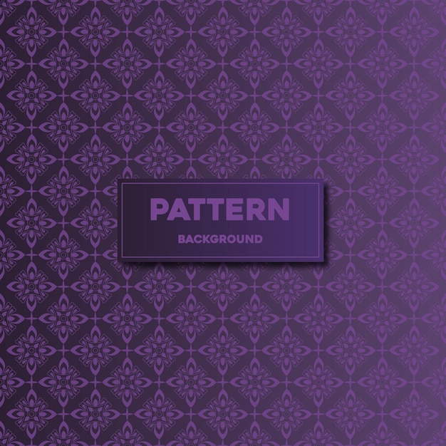 Fondo púrpura elegante con diseño de patrón decorativo