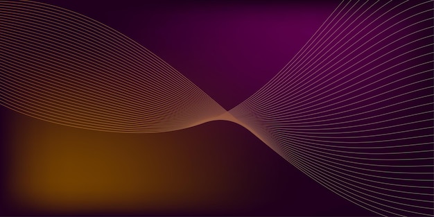 Un fondo púrpura con una línea naranja