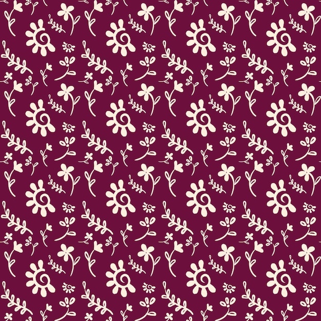 un fondo púrpura con un patrón de flores