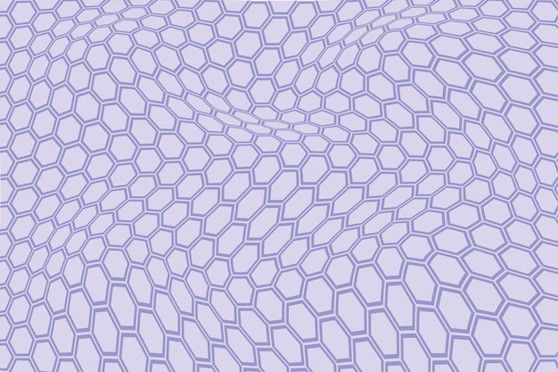 un fondo púrpura con un patrón de hexágonos