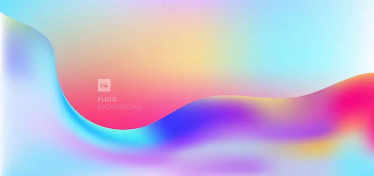 Vector fondo que fluye colorido abstracto moderno de la forma de onda flúida.