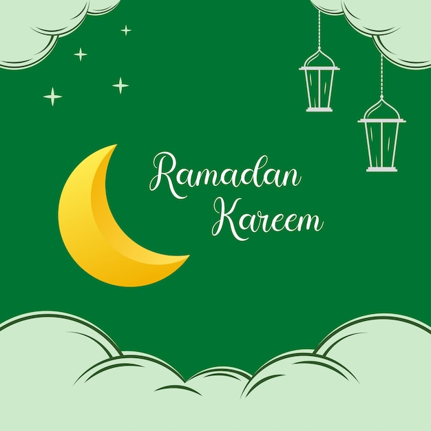 Fondo de ramadán kareem vector gratis