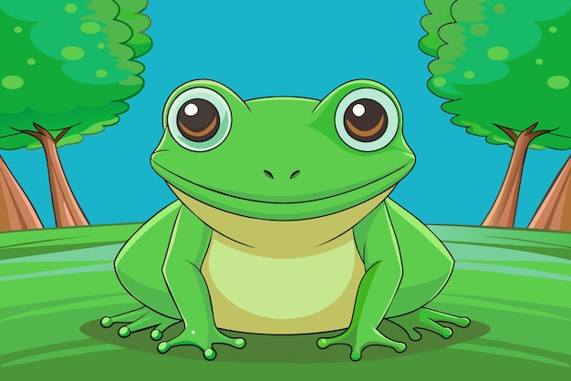 El fondo de la rana es un árbol.