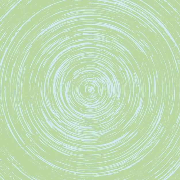 Fondo rayado de color verde claro Círculos dibujo a lápiz Ilustración vectorial EPS 10