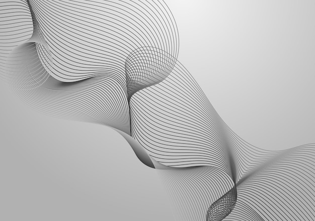 Fondo rayado diagonal deformado abstracto. Vector curvo torcido inclinado, patrón de líneas onduladas.