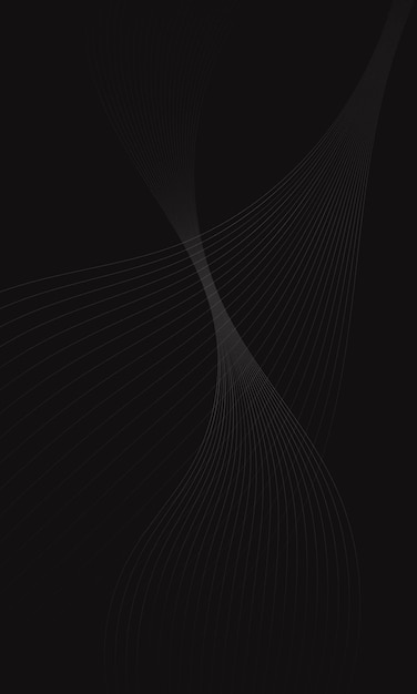 Fondo de rayas abstractas curvas