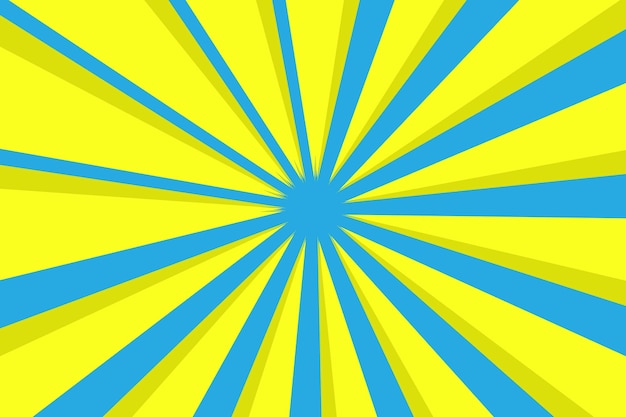 un fondo a rayas azules y amarillas con una estrella azul y blanca