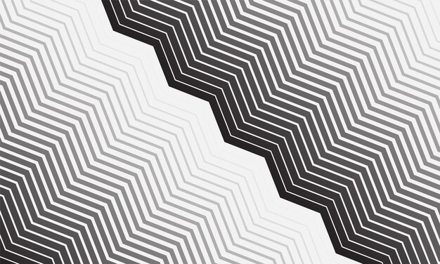 un fondo a rayas blancas y negras con un patrón geométrico