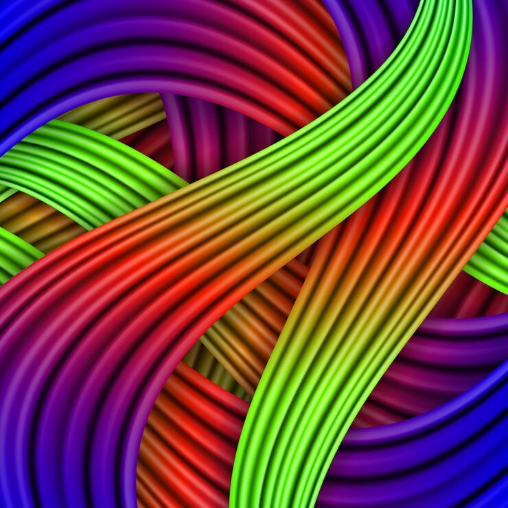 Vector fondo de rayas de colores.