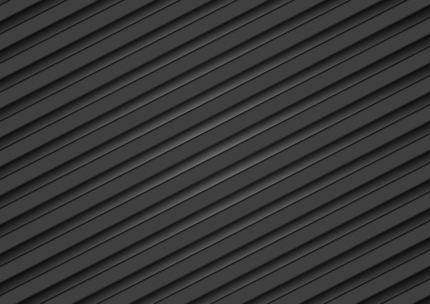 Fondo de rayas diagonales negras de tecnología abstracta