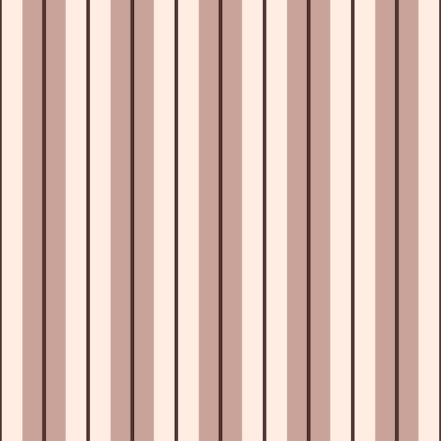 Vector fondo de rayas de líneas verticales en colores beige suave y líneas de contraste marrón.