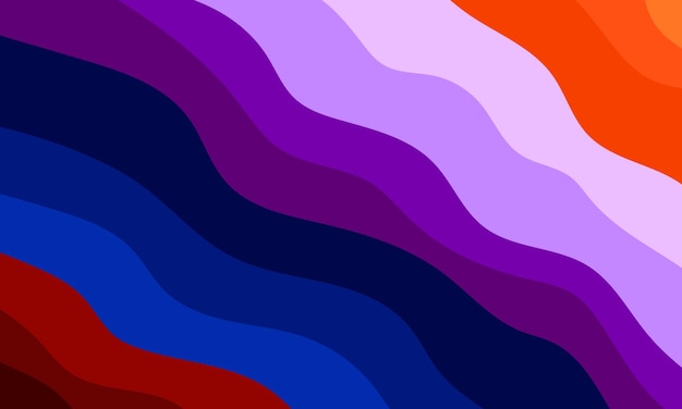 fondo de rayas de onda diagonales paralelas y coloridas
