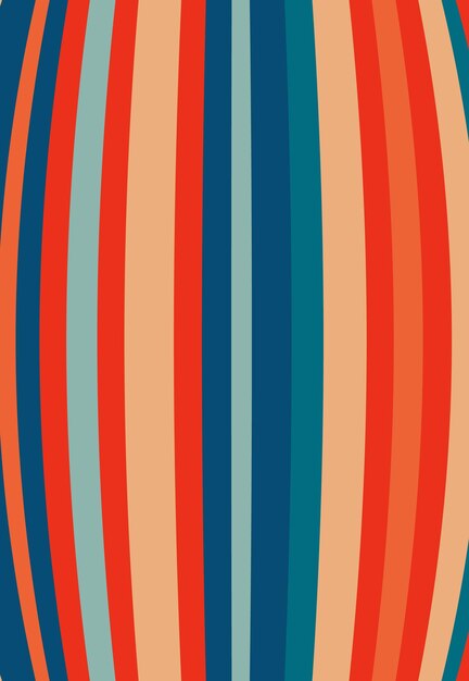 El fondo de rayas retro psicodélicas