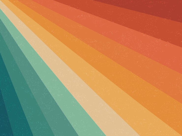 Vector fondo de rayas retro raya