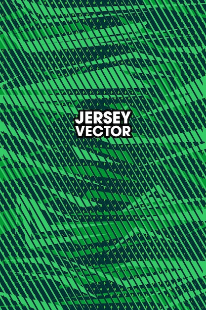 Fondo de rayas verdes abstractas para el diseño de Jersey
