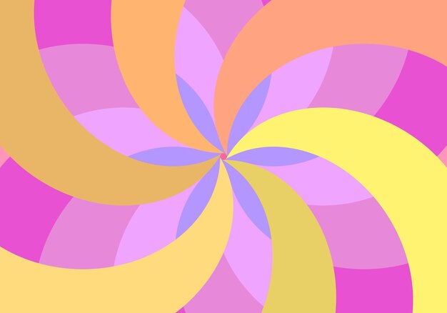 fondo de rayos de remolino. fondo de pantalla de explosión en espiral. ilustración vectorial Candy sun beam ray sunburst post