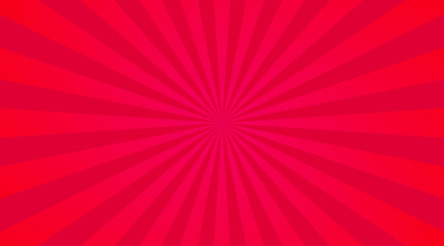 Vector fondo de rayos rojos