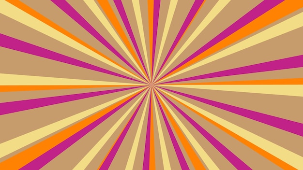 fondo de rayos de sol con amarillo y marrón para un colorido banner de sitio web festivo y diseño gráfico