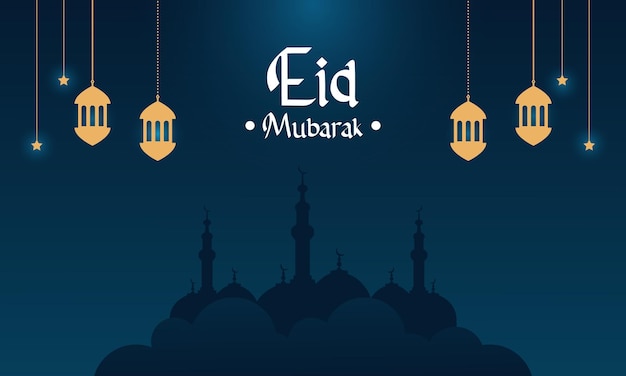 Fondo realista eid mubarak