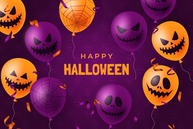 Fondo realista de halloween