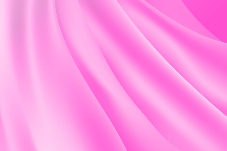 Vector fondo realista de seda de color rosa neón