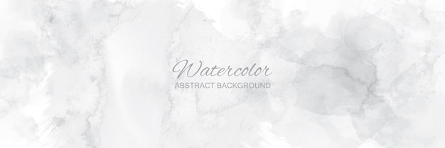 Fondo de rectángulo de textura horizontal de acuarela de humo blanco abstracto diseñado con tono tierra