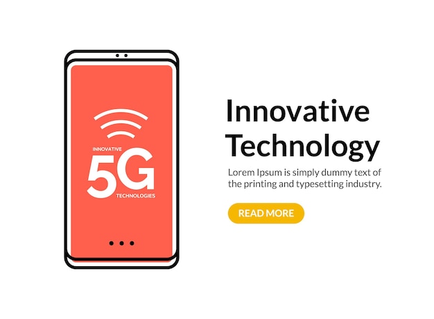 Fondo de red de conexión a internet inalámbrica 5g 5g de alta velocidad