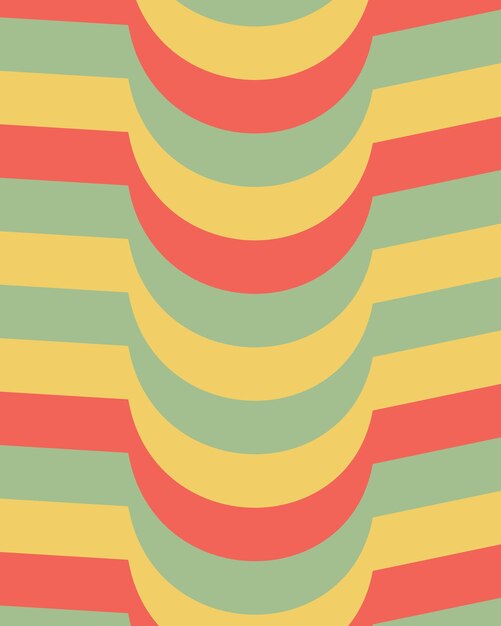 Fondo redondeado retro