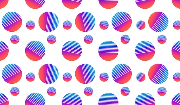 Fondo redondo patrón degradado minimalista