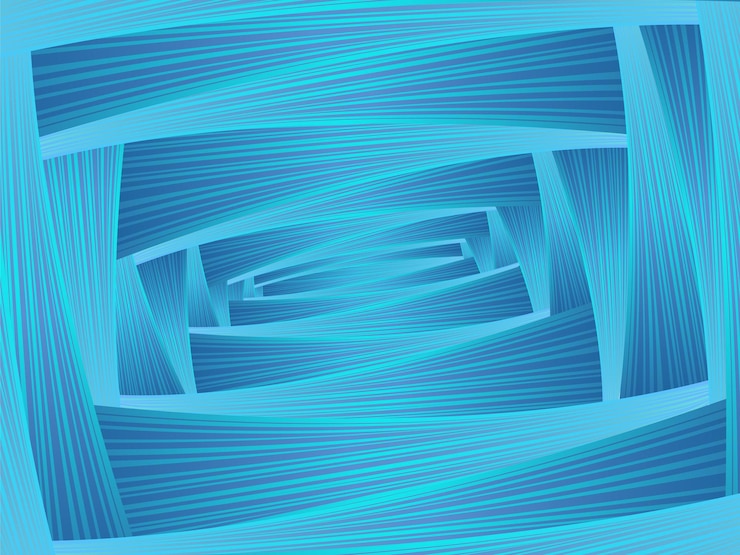 Vector fondo remolino líneas ilusión óptica túnel 4
