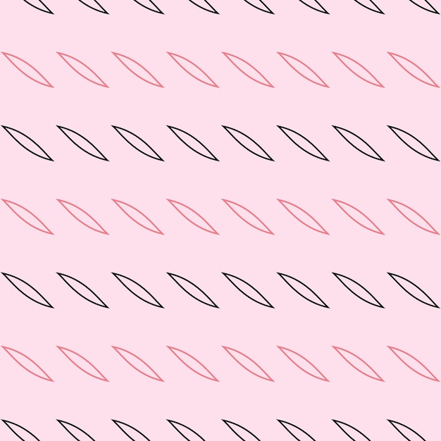 Vector fondo de repetición abstracta de patrón de vector geométrico rosa y negro