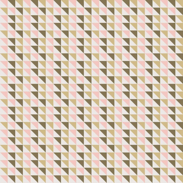 Fondo repetitivo de triángulos y cuadrados Repita el patrón de colores pastel