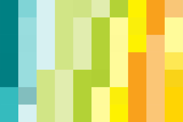 Fondo de resorte abstracto formas geométricas Ilustración plana vectorial