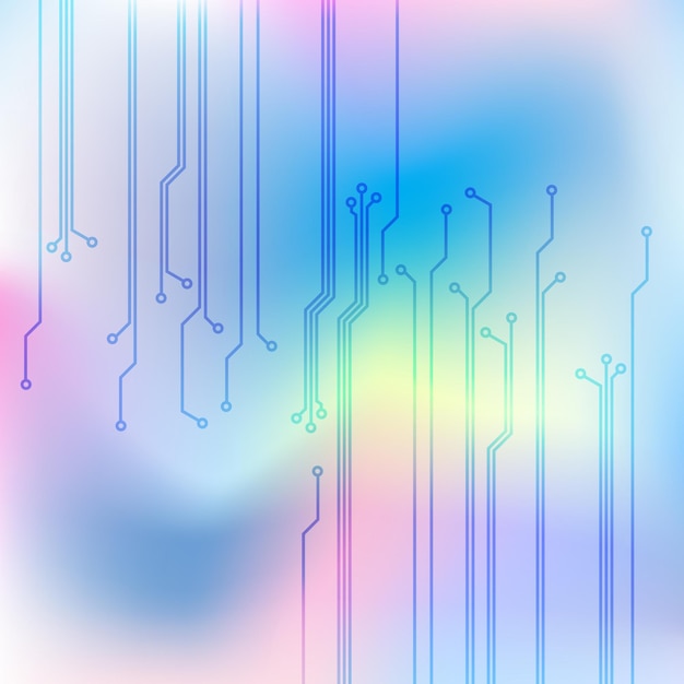 Fondo de resumen digital con espacio de copia