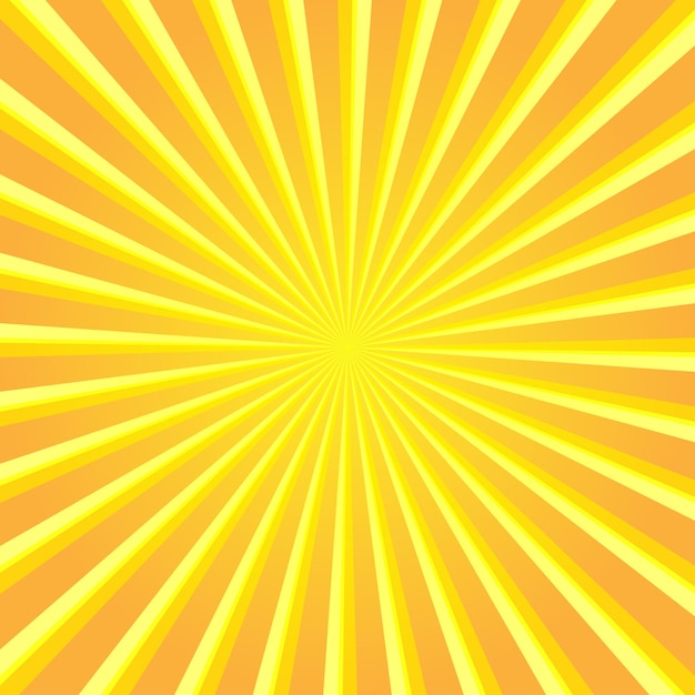 Vector fondo retro abstracto con rayo de sol. ilustración de vector de verano para diseño