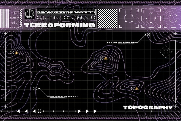 FONDO RETRO FUTURISTA