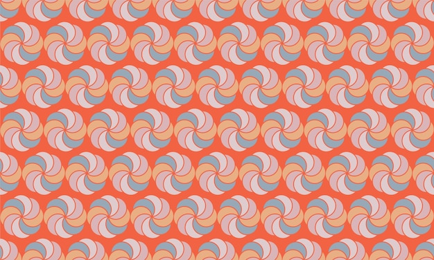 El fondo retro ondulado