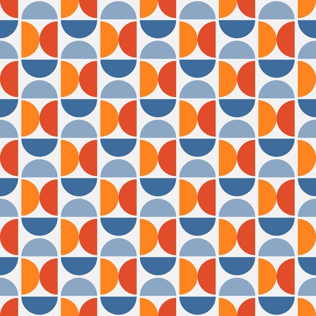 Fondo retro simple de patrones sin fisuras
