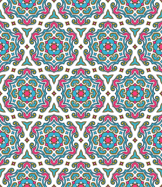 Fondo retro transparente con hermoso patrón árabe natural