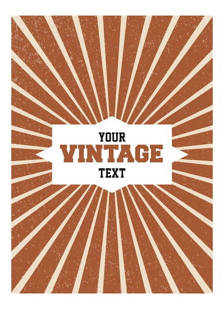 El fondo retro vintage