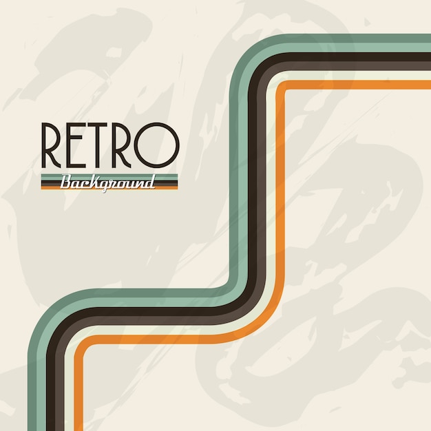 Vector fondo retro